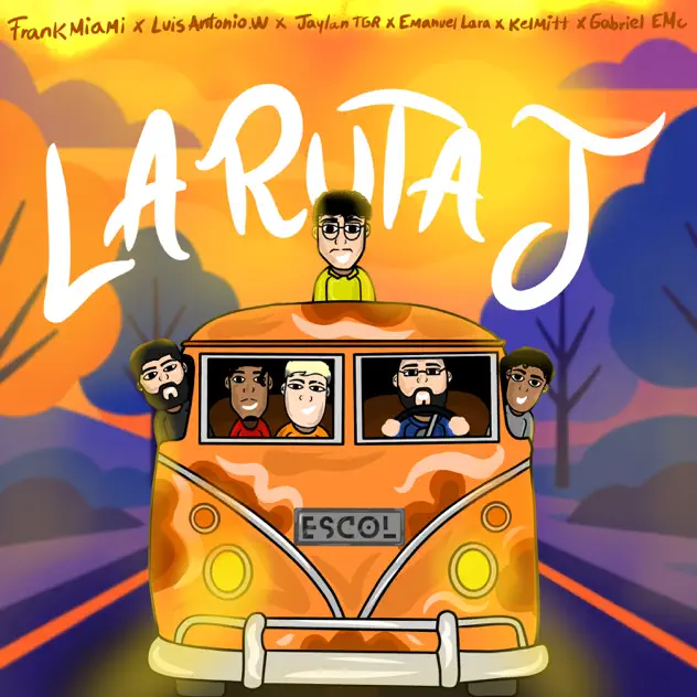 Frank Miami, Luis Antonio.w, Jaylan TGR & Emanuel Lara – La Ruta J (feat. Kelmitt & Gabriel EMC) (2025)