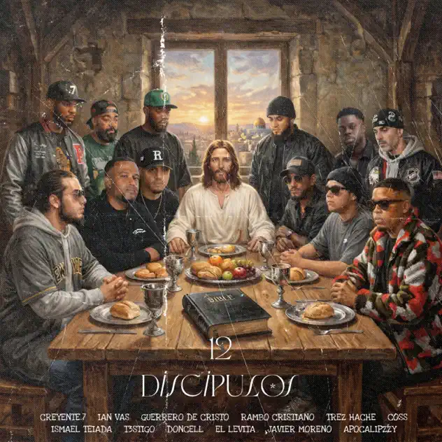Creyente.7, Doncell & Guerrero De Cristo – 12 Discipulos (feat. IAN VAS, Trez Hache, Rambo Cristiano, T3STIGO, Ismael Tejada, El Levita, Javier Moreno LMV, Coss & Apocalipzzy) (2026)